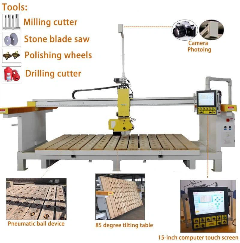 CNC Saw Machine For Stone Cutting