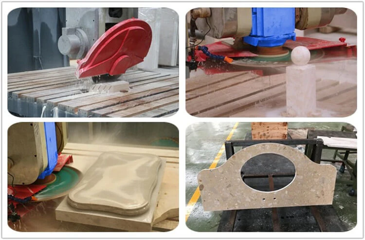 stone cut by CNC Granite Cutting Machine